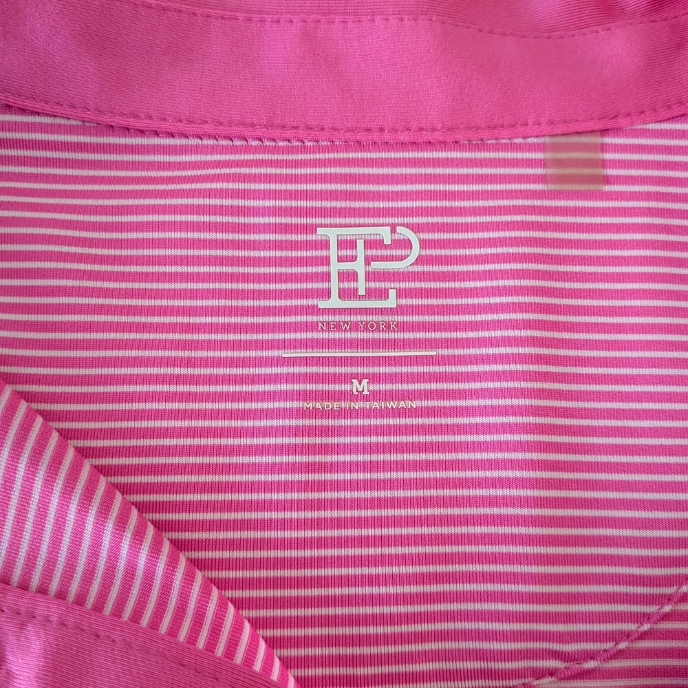 EP Pro NY Sleeveless Geometric Jacquard Golf Polo – Pink, Women’s Size M #102 - Picture 4 of 4